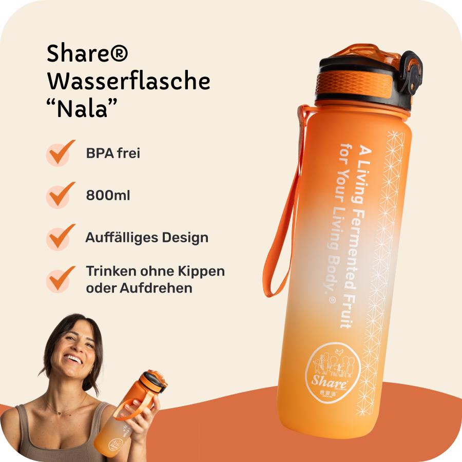Share® Wasserflasche “Nala” – 800 ml Trinkflasche
