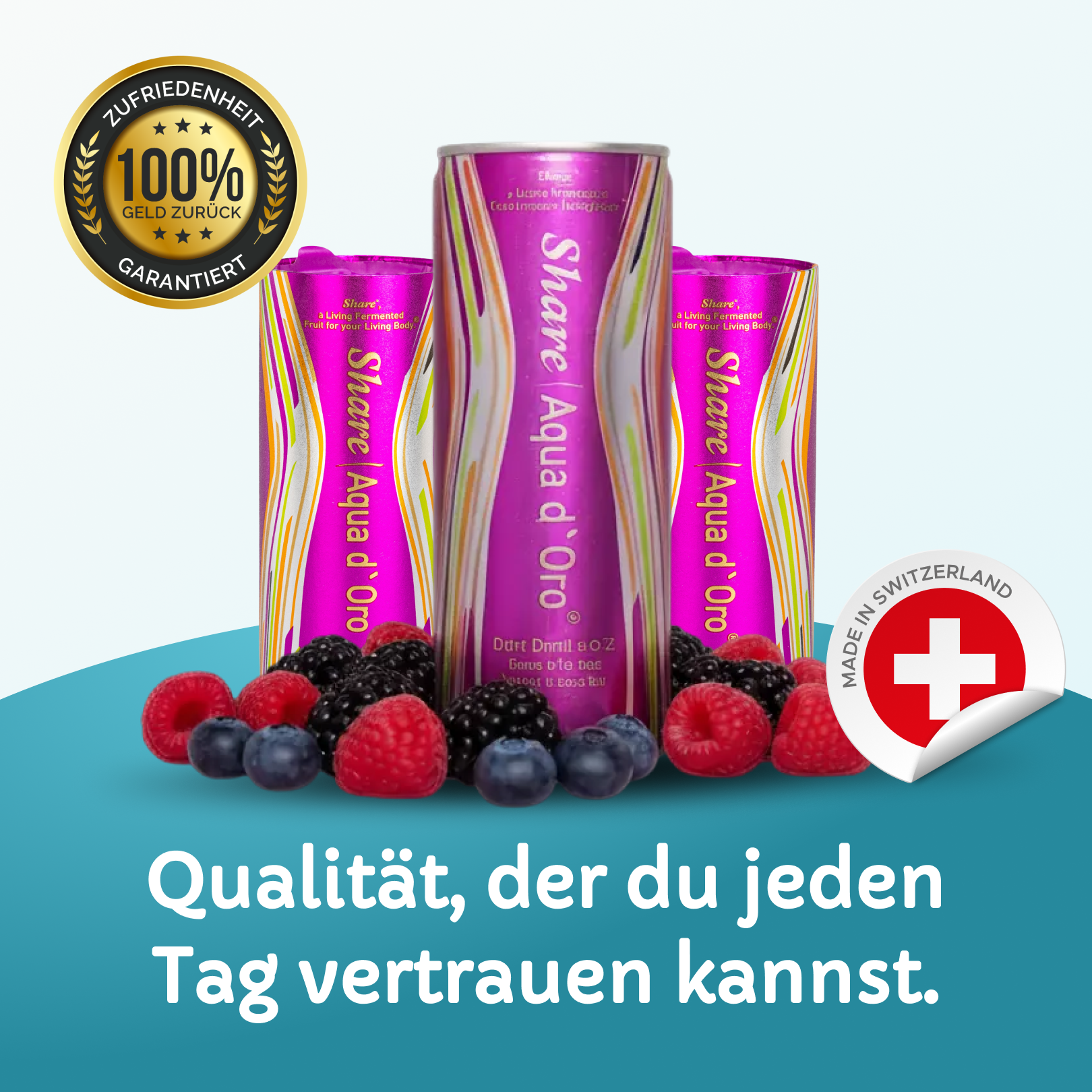 ShareAqua d´Oro® - Das goldene Wasser