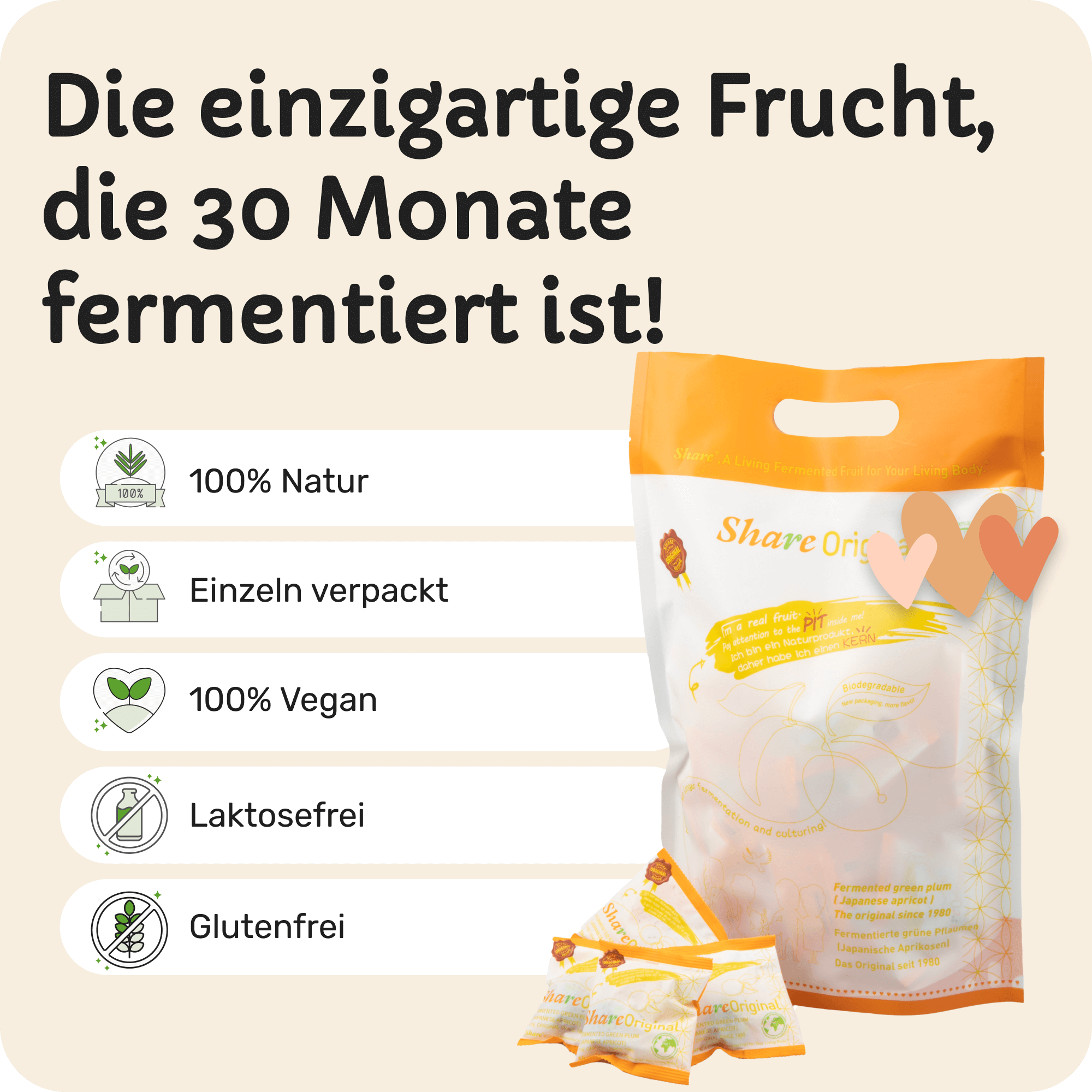 ShareOriginal® Pflaume (jap. Aprikose)