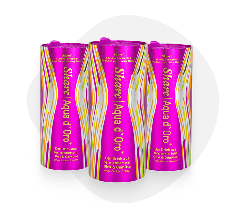 ShareAqua d´Oro® - Das goldene Wasser