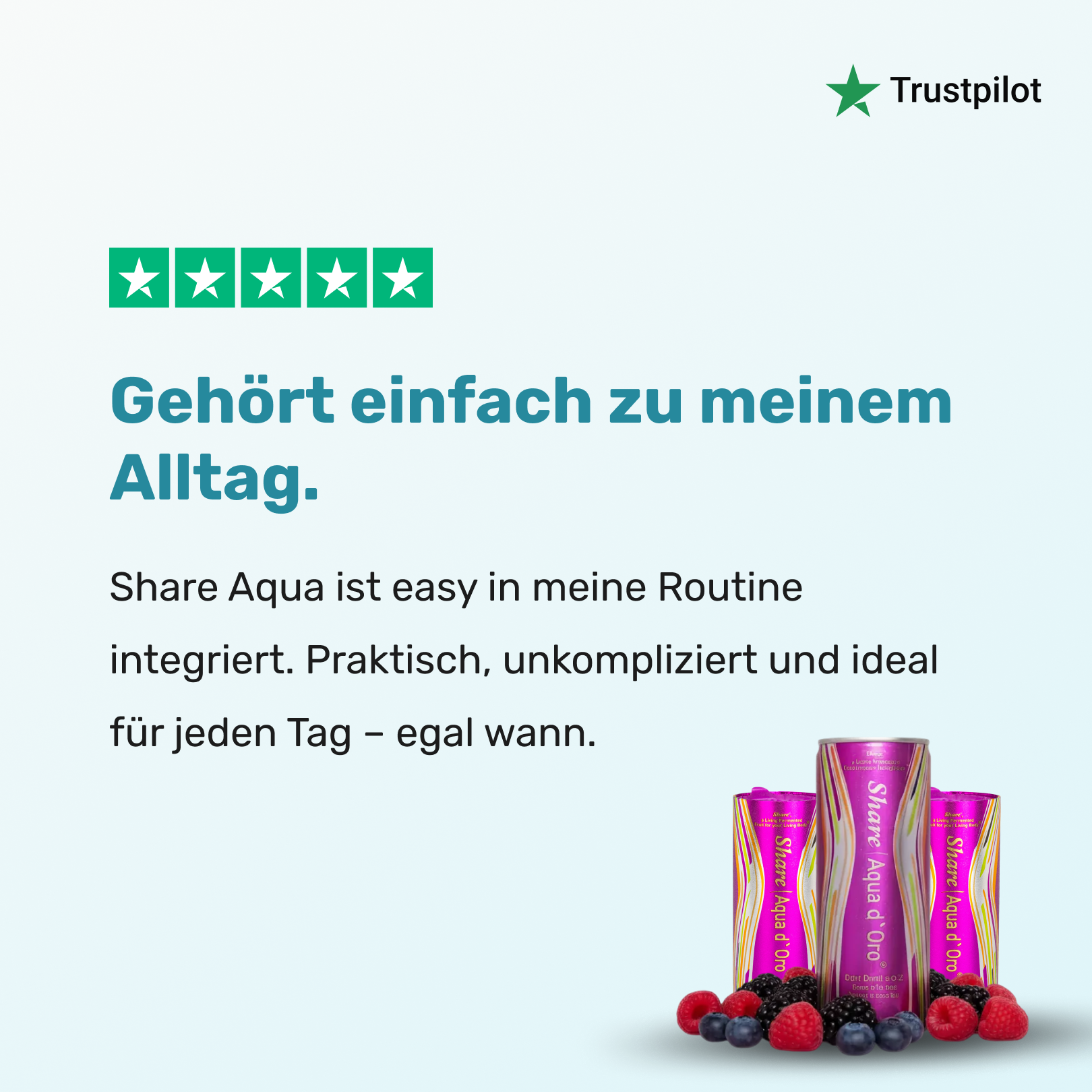 ShareAqua d´Oro® - Das goldene Wasser